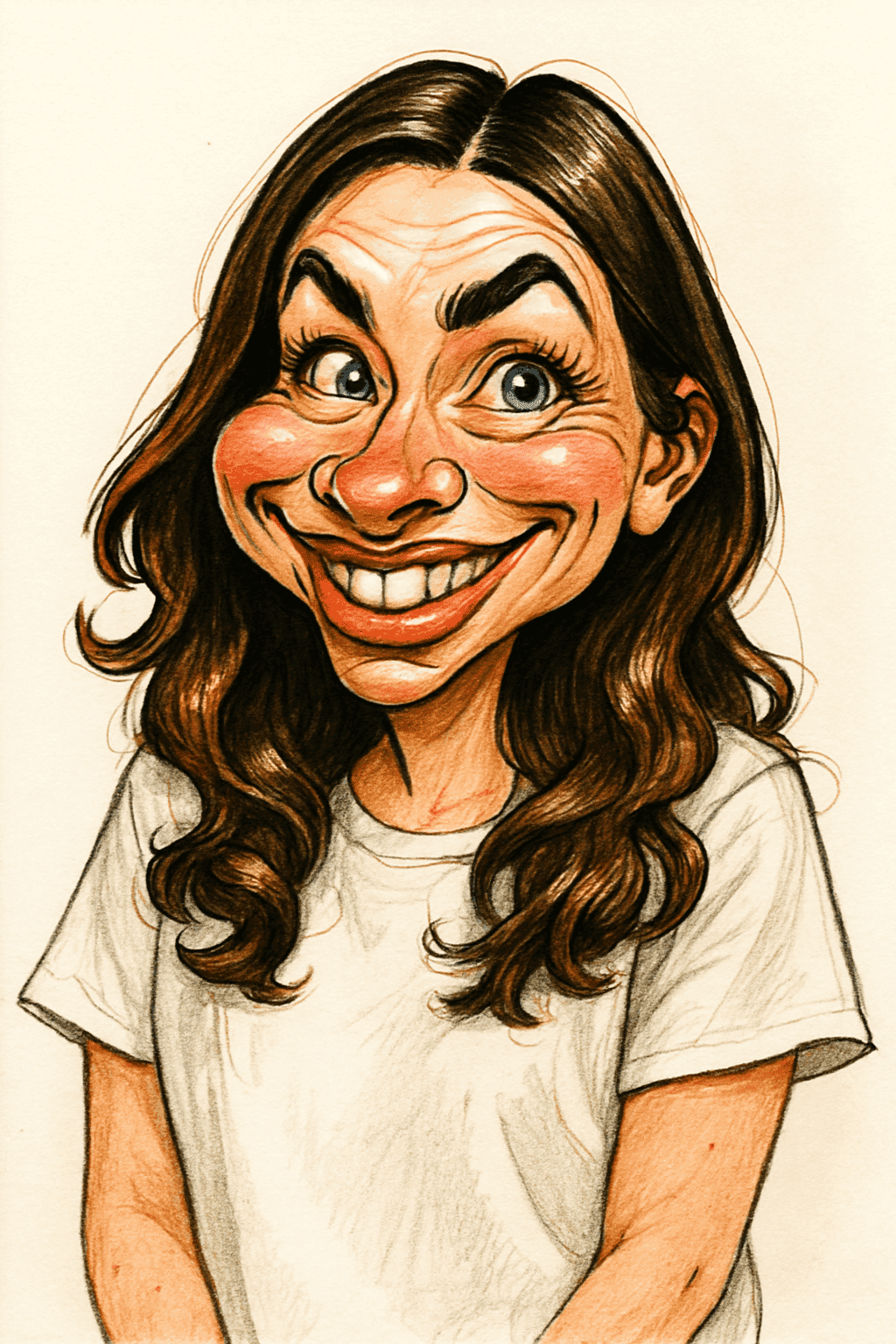 AI caricature 1 created from the photo