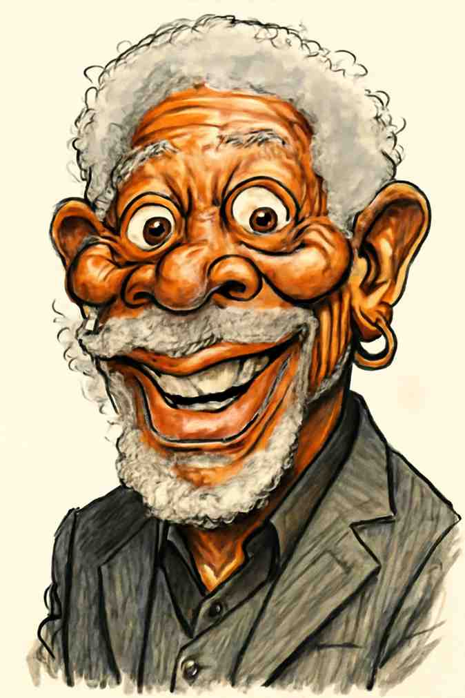 Caricature generated from a photo in seconds