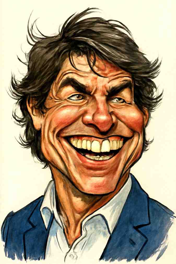 Cartoon caricature made for a profile picture